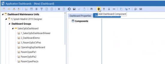 Add Dashboard Component Add calendar dashboard component